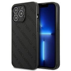 Karl Lagerfeld Karl Lagerfeld Perforated Allover - Ohišje za iPhone 13 Pro (črno)