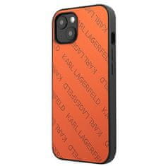 Karl Lagerfeld Karl Lagerfeld Perforated Allover - etui za iPhone 13 (oranžna)