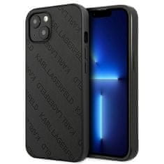 Karl Lagerfeld Karl Lagerfeld Perforated Allover - Ohišje za iPhone 13 Mini (črno)