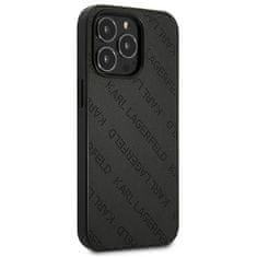 Karl Lagerfeld Karl Lagerfeld Perforated Allover - Ohišje za iPhone 13 Pro (črno)