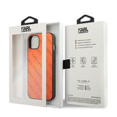 Karl Lagerfeld Karl Lagerfeld Perforated Allover - etui za iPhone 13 (oranžna)