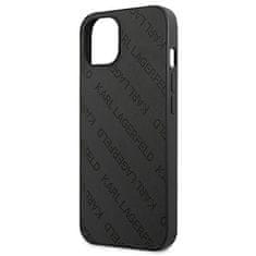 Karl Lagerfeld Karl Lagerfeld Perforated Allover - Ohišje za iPhone 13 (črno)