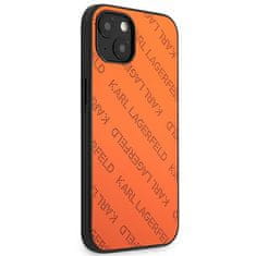 Karl Lagerfeld Karl Lagerfeld Perforated Allover - etui za iPhone 13 (oranžna)