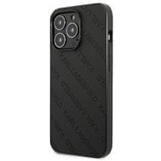 Karl Lagerfeld Karl Lagerfeld Perforated Allover - Ohišje za iPhone 13 Pro (črno)