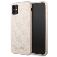 Guess Guess 4G Metal Gold Logo - Ohišje za iPhone 11 (roza)