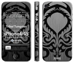 Inny Nexgen Skins - Komplet kožic za ohišje iPhone 4 / iPhone 4S s 3D učinkom (Tribal Tungsten 3D)