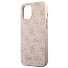 Guess Guess 4G Metal Gold Logo - Ohišje za iPhone 12 / iPhone 12 Pro (roza)