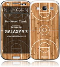 Inny Nexgen Skins - Samsung GALAXY S III komplet kožic za ohišje s 3D učinkom (Hardwood Classic 3D)