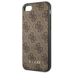 Guess Guess 4G Metal Gold Logo - Ohišje za iPhone SE 2022 / SE 2020 / 8 / 7 (rjavo)