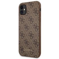 Guess Guess 4G Metal Gold Logo - Ohišje za iPhone 11 (rjavo)