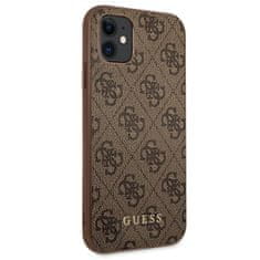 Guess Guess 4G Metal Gold Logo - Ohišje za iPhone 11 (rjavo)