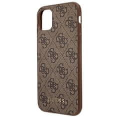 Guess Guess 4G Metal Gold Logo - Ohišje za iPhone 11 (rjavo)