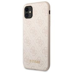 Guess Guess 4G Metal Gold Logo - Ohišje za iPhone 11 (roza)