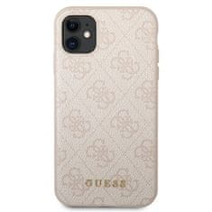 Guess Guess 4G Metal Gold Logo - Ohišje za iPhone 11 (roza)