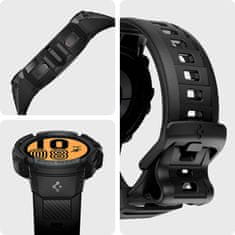 Spigen Spigen Rugged Armor Pro - Trak + etui za Samsung Galaxy Watch 4 / 5 44 mm (Graphite)