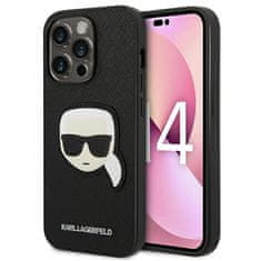 Karl Lagerfeld Karl Lagerfeld Saffiano Karl Head Patch Case - Ohišje za iPhone 14 Pro Max (črno)