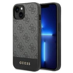 Guess Guess 4G Bottom Stripe Metal Logo Collection - Ohišje za iPhone 14 Plus (sivo)