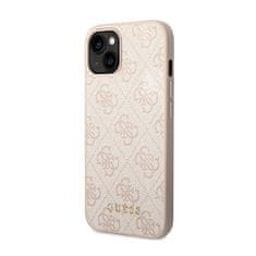 Guess Guess 4G Metal Gold Logo - Ohišje za iPhone 14 Plus (roza)