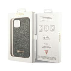 Guess Ohišje z logotipom Guess Glitter Flakes Metal - iPhone 14 Plus (zeleno)