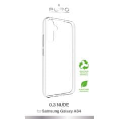 Puro PURO 0.3 Nude - Samsung Galaxy A34 5G ekološki ovitek (prozoren)