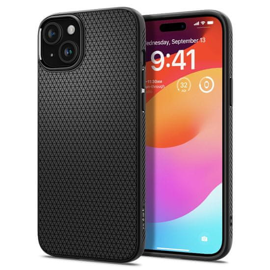 Spigen Spigen Liquid Air - Ohišje za iPhone 15 (mat črno)