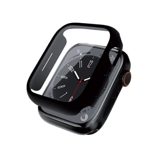 Crong Crong Hybrid Watch Case - Ohišje s steklom za Apple Watch 44 mm (črno)