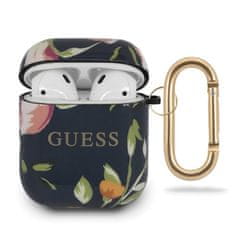 Guess Guess Flower Collection N3 - etui za Airpods (modri)