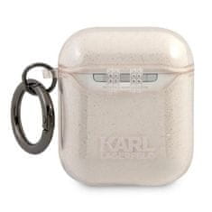 Karl Lagerfeld Karl Lagerfeld Choupette Head Glitter - etui za Airpods (zlato)