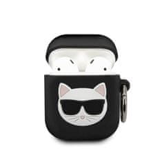 Karl Lagerfeld Karl Lagerfeld Choupette 3D - Ovitek za Apple Airpods (črn)