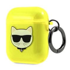 Karl Lagerfeld Karl Lagerfeld Choupette Head - etui za Airpods (fluo rumena)