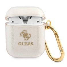 Guess Guess Barvne bleščice - etui za Airpods (zlato)