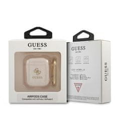 Guess Guess Barvne bleščice - etui za Airpods (zlato)