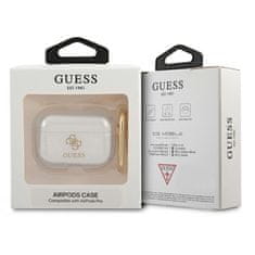 Guess Guess barvni bleščice - etui za Airpods Pro (prozoren)