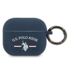 US Polo US Polo Assn Silikonski logotip - etui za Airpods 3 (mornarsko modra)