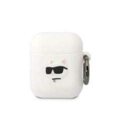 Karl Lagerfeld Karl Lagerfeld Silikonski etui NFT Choupette Head 3D - AirPods 1/2 gen (bel)