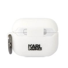 Karl Lagerfeld Karl Lagerfeld Silikonski etui NFT Choupette Head 3D - AirPods Pro Case (bel)