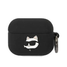 Karl Lagerfeld Karl Lagerfeld Silikonski ovitek NFT Choupette Head 3D - AirPods Pro Case (črn)