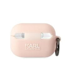 Karl Lagerfeld Karl Lagerfeld Silikonski etui NFT Karl Head 3D - AirPods Pro 2 (roza)