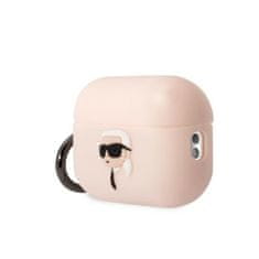 Karl Lagerfeld Karl Lagerfeld Silikonski etui NFT Karl Head 3D - AirPods Pro 2 (roza)