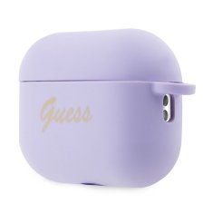 Guess Silikonski srčni okrasek Guess - etui za AirPods Pro 2 (vijolična)