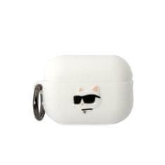 Karl Lagerfeld Karl Lagerfeld Silikonski etui NFT Choupette Head 3D - AirPods Pro 2 (bela)