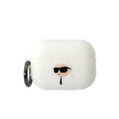 Karl Lagerfeld Karl Lagerfeld Silikonski etui NFT Karl Head 3D - AirPods Pro 2 (bel)