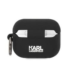 Karl Lagerfeld Karl Lagerfeld Silikonski ovitek NFT Choupette Head 3D - AirPods Pro Case (črn)