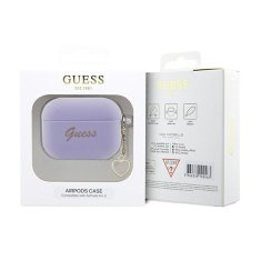 Guess Silikonski srčni okrasek Guess - etui za AirPods Pro 2 (vijolična)