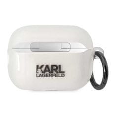 Karl Lagerfeld Karl Lagerfeld NFT Ikonik Choupette Head - Ovitek za AirPods Pro 2 (prozoren)