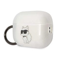 Karl Lagerfeld Karl Lagerfeld NFT Ikonik Choupette Head - Ovitek za AirPods Pro 2 (prozoren)