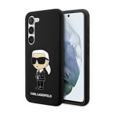 Karl Lagerfeld Karl Lagerfeld Silikonsko ohišje NFT Ikonik - Samsung Galaxy S23 (črno)