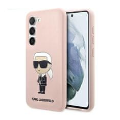 Karl Lagerfeld Karl Lagerfeld Silikonsko ohišje NFT Ikonik - Samsung Galaxy S23 (roza)