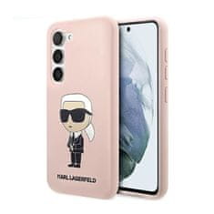 Karl Lagerfeld Karl Lagerfeld Silikonsko ohišje NFT Ikonik - Samsung Galaxy S23+ (roza)