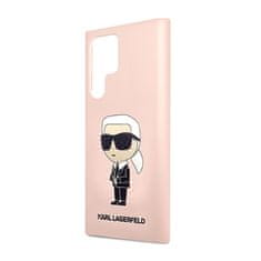 Karl Lagerfeld Karl Lagerfeld Silikonsko ohišje NFT Ikonik - Samsung Galaxy S23 Ultra (roza)